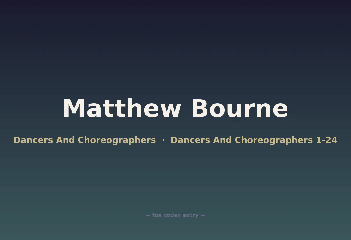 Matthew Bourne