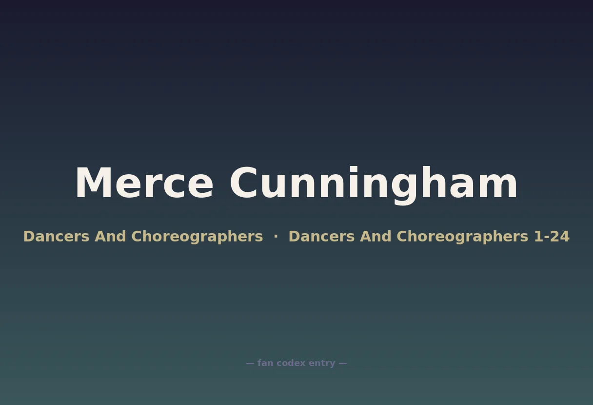 Merce Cunningham